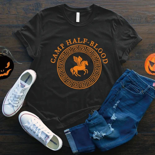 Imagen 2 del producto Camiseta Camp Júpiter, camiseta de medio sangre para campamento, camisas de Percy Jackson, camisetas gráficas Unisex, camisetas góticas de manga corta, Top Harajuku