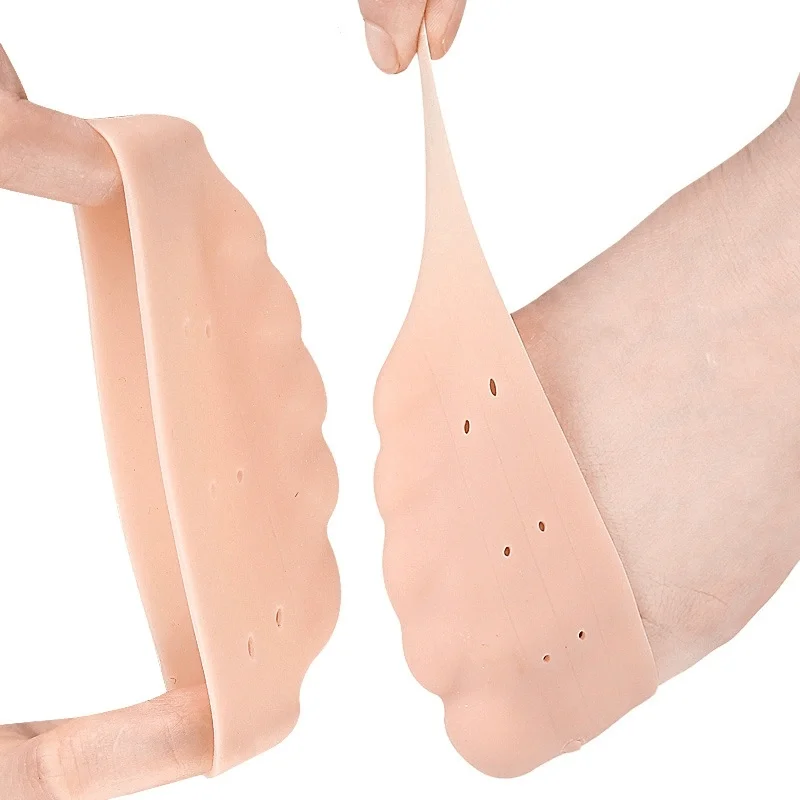 1/2Pairs Gel Toe Caps Soft Ballet Pointe Dance Athlete Shoe Pads Toe Pads Pointe Silicone Gel Pouch Protector With Breathable