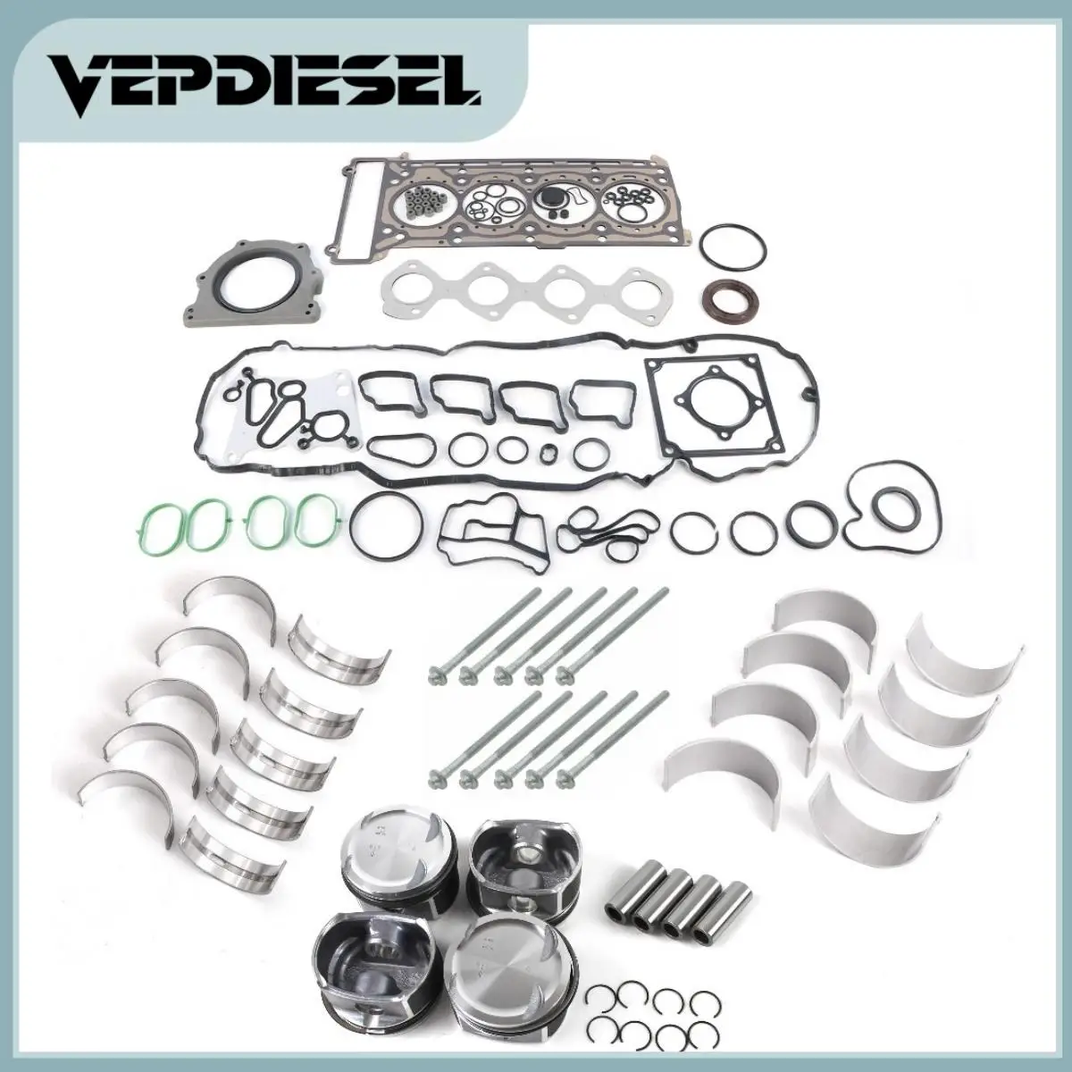 M271 Engine Overhaul Rebuild Kit For Mercedes-Benz C180K C200K CGI C230 E200K W204 W203 CL203 A209 W211 2710302217 2710300024