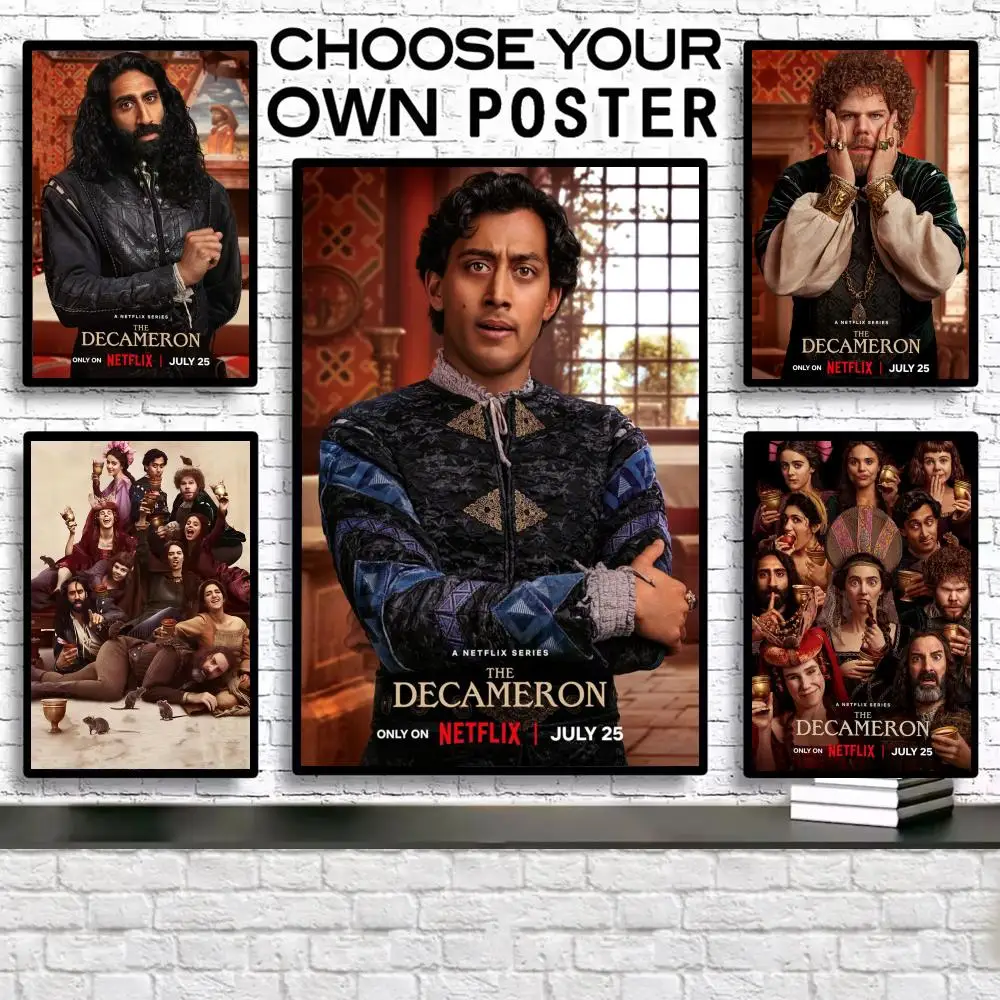 

New Movie The D-Decameron Painting Calligraphy Frameless Perfect Unframed Canvas Art Designed for Home Dining Office Spaces