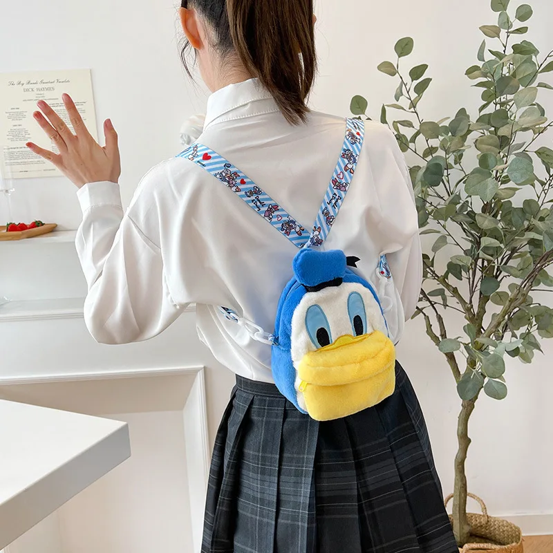 Disney \'S Nieuwe Schattige Cartoon Winnie The Pooh Donald Eend Rugzak Pluche Pop Schooltas Meisje Schoudertas Kinderen Verjaardagscadeaus