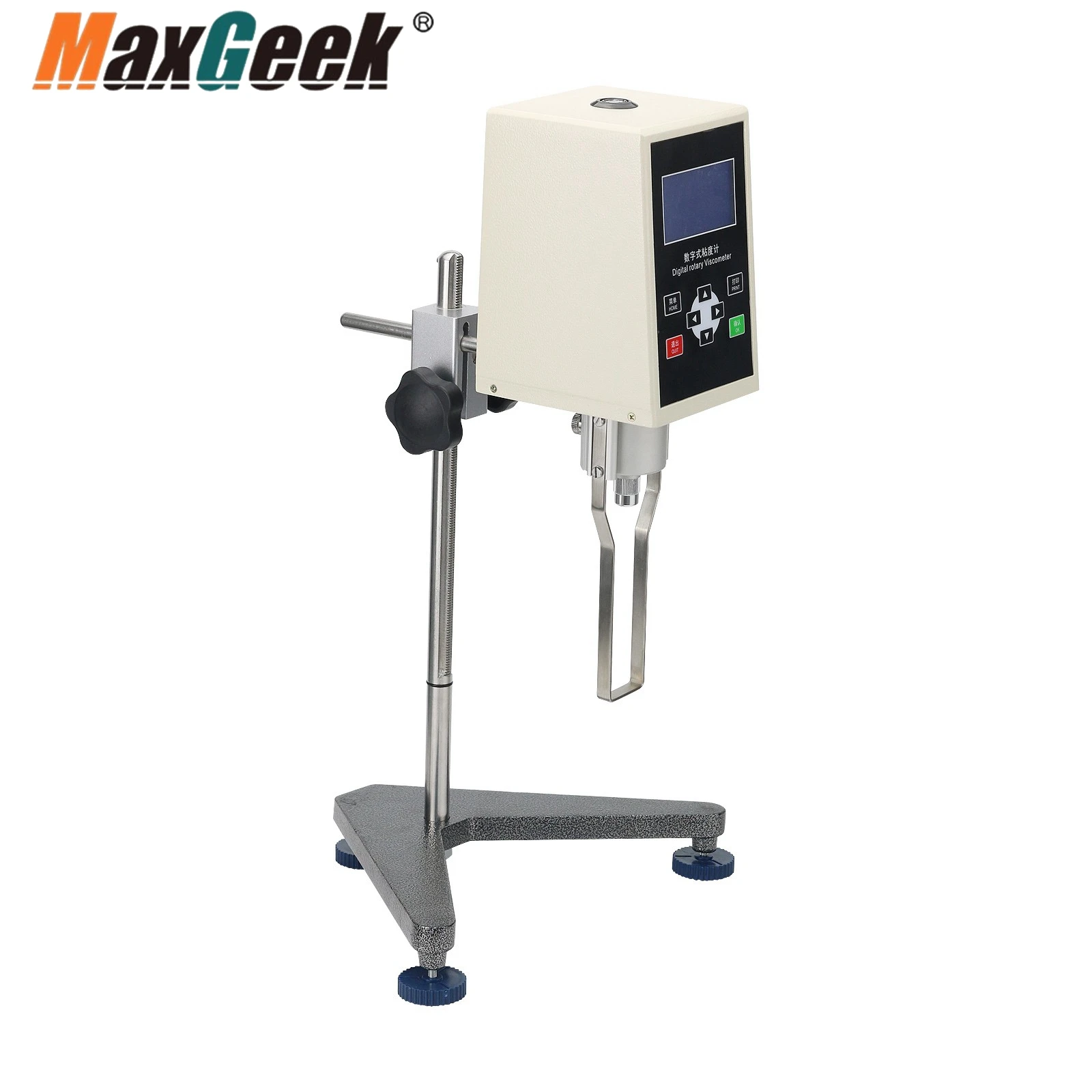 Maxgeek NDJ-8S Digital Rotational Viscosity Meter Viscometer Rotary Visometer 110-240V 10~200,000mPa.s Accuracy 3.0%