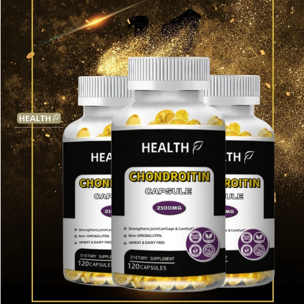 HEALTH Glucosamine Chondroitin Complex Containing Dimethyl Sulfone, Joint Support Dietary Supplement, 120 Pills, 60 Day Supply