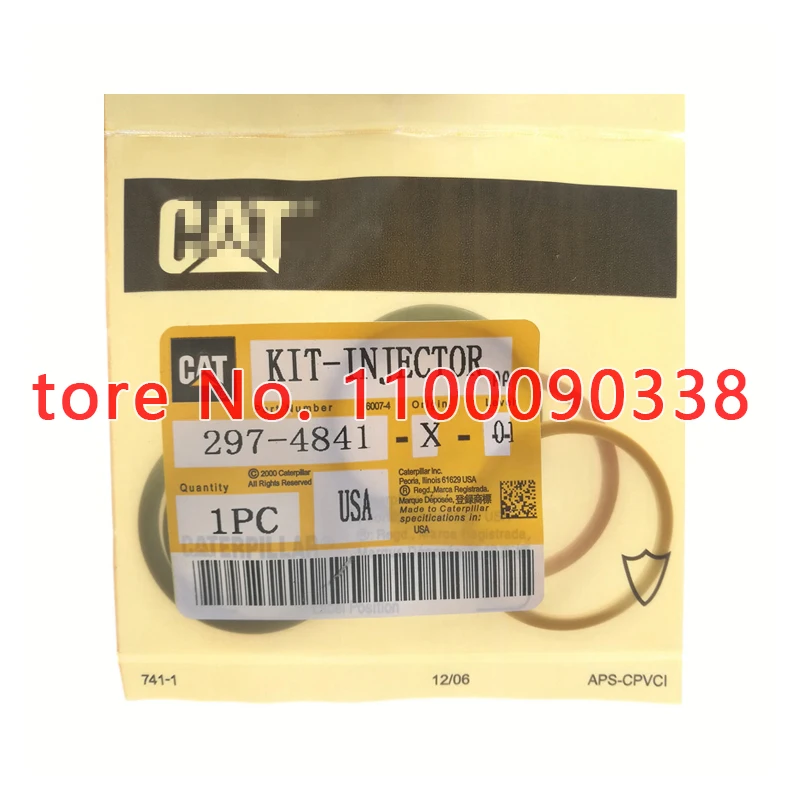 297-4841 High Quaitly C7 C9 Common Rail Diesel Fuel Injector Repair Kit Sealing O-ring  2974841for Caterpillar Genuine Kits