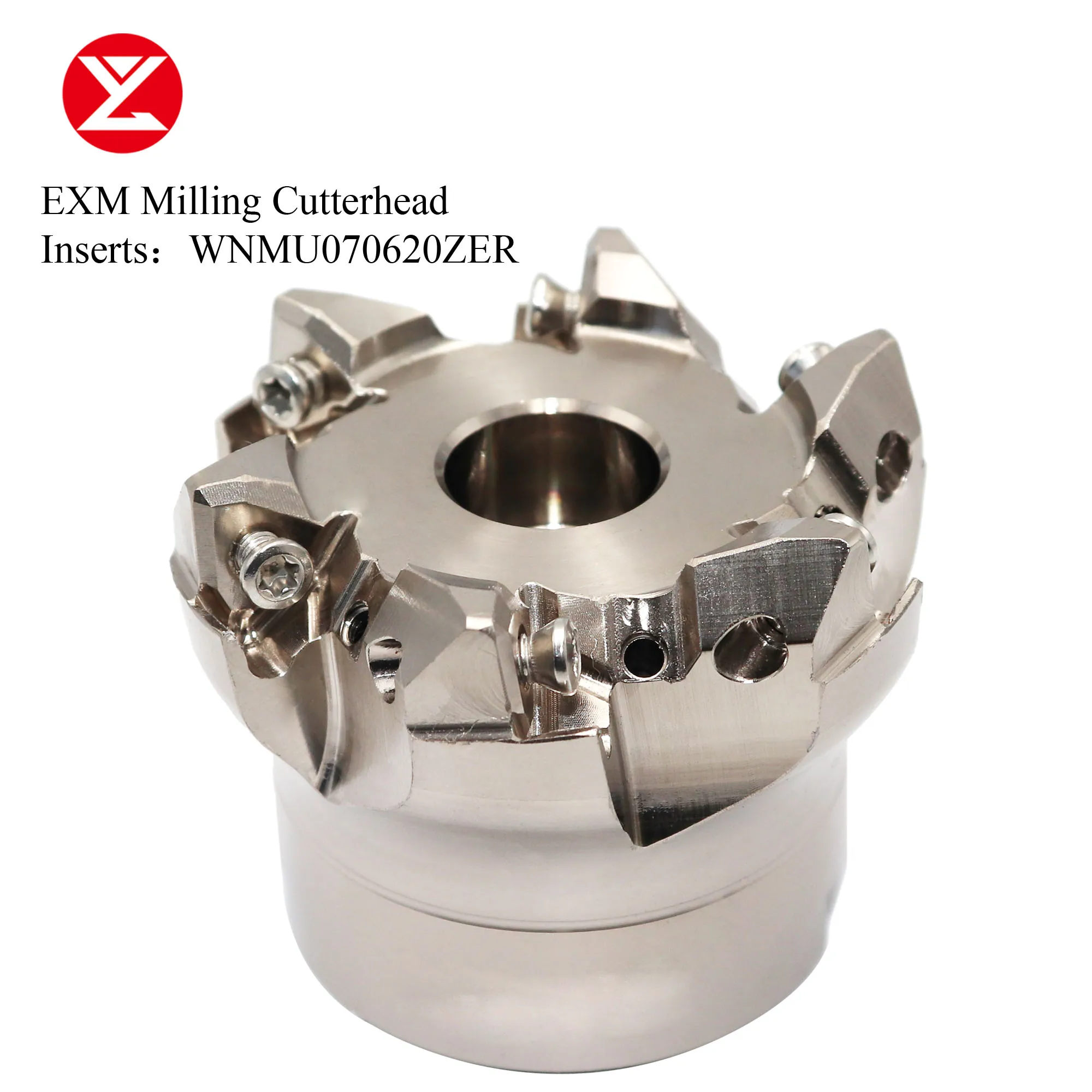 

EXM Milling Cutter Head Fast Feed Surface Milling Cutter 50 63mm for WNMU070620ZER Inserts Milling Fast Feed Handle