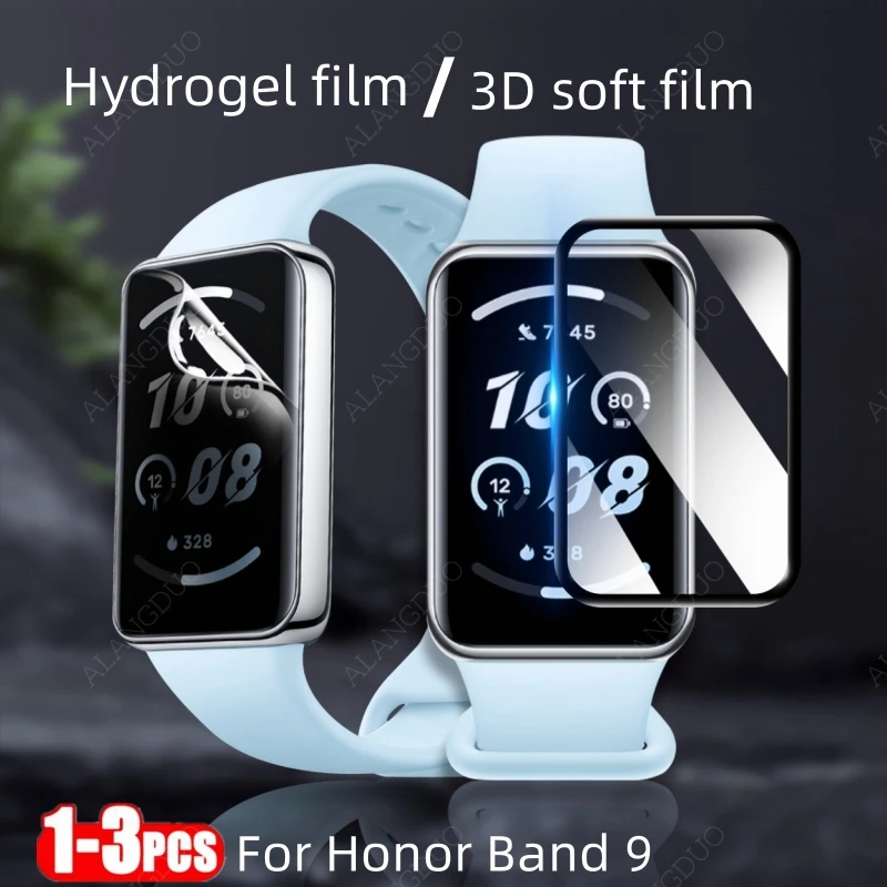 1/3 PCS Hydrogel Film For Honor Band 9 Anti Scratch Fall prevention Screen Protector film For Honor Band 9 3D Soft Film