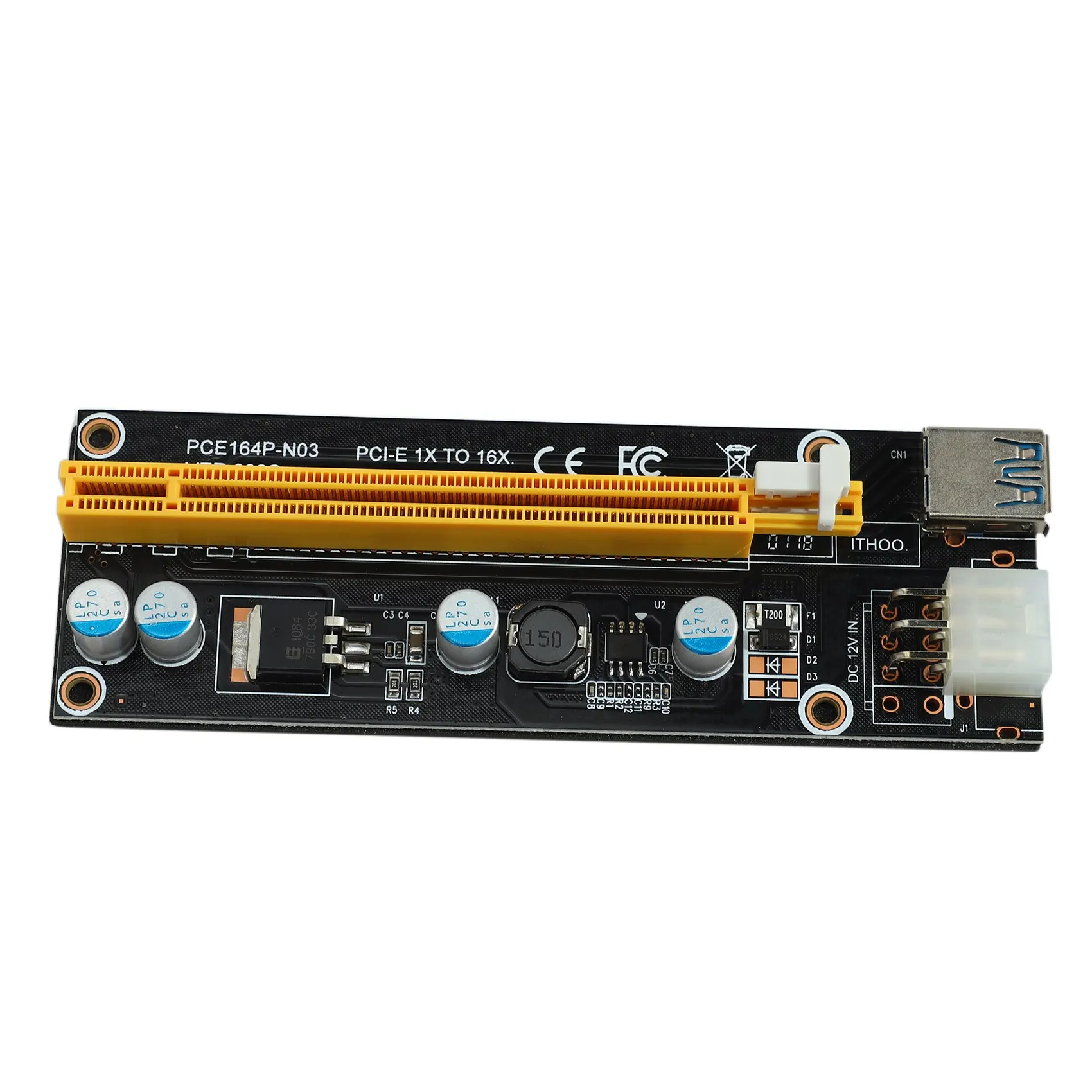 NGFF M.2 M Key to USB 3.0 PCI-E Riser Card M2 to USB3.0 PCIE 16X 1X Extender z zasilaniem dla Litecoin Bitcoin Miner