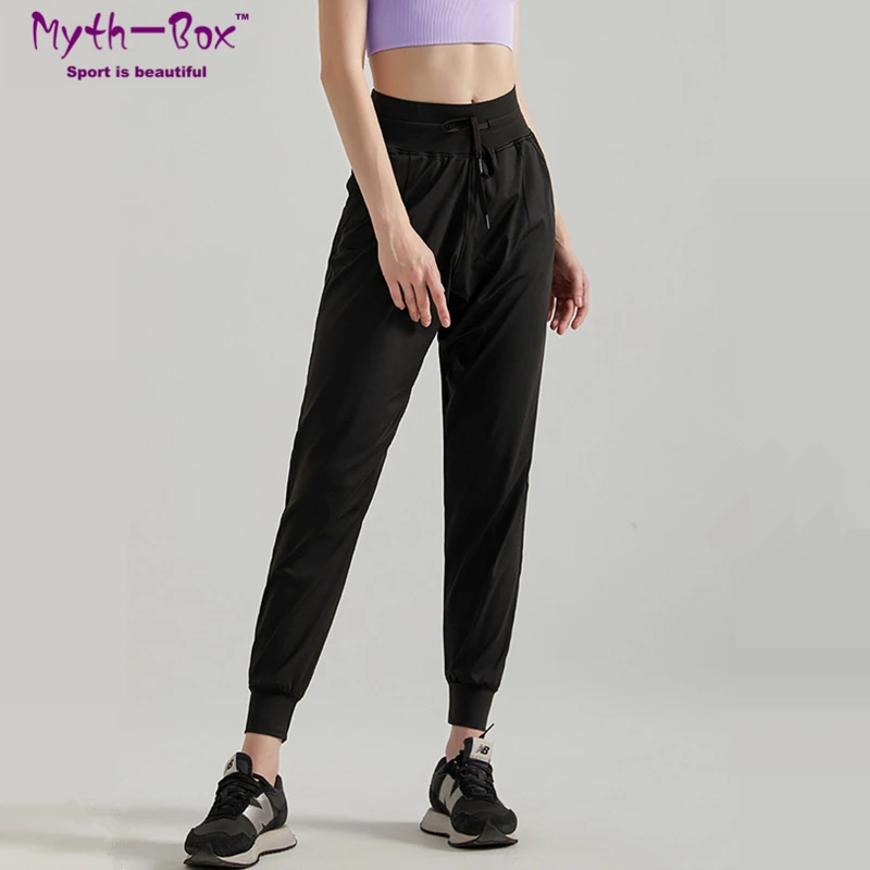 

Women Loose Sport Pants Drawstring Jogger Pant Oversized High Waist Running Trouser Pocket Quick Dry Gym Workout Sweatpant Femme