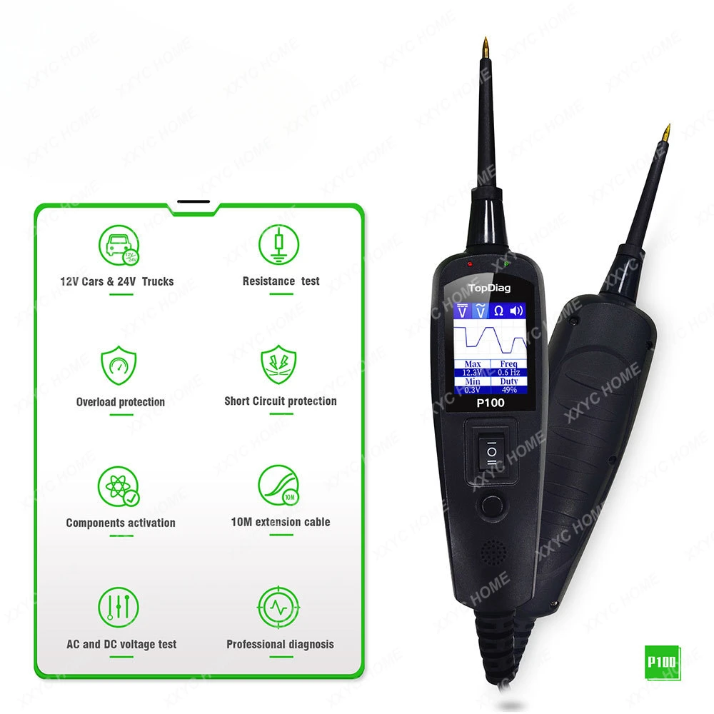OBD TOPDiag P100 12V 24V Autodiagnosegerät OBD2 einteilig