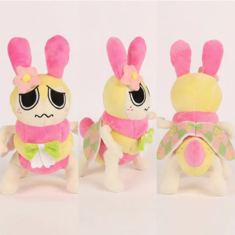 

Новая плюшевая игрушка-червь в стиле аниме, розовая, 27 см, милая мягкая мультяшная кукла-червь, сувенир для детей, подарок