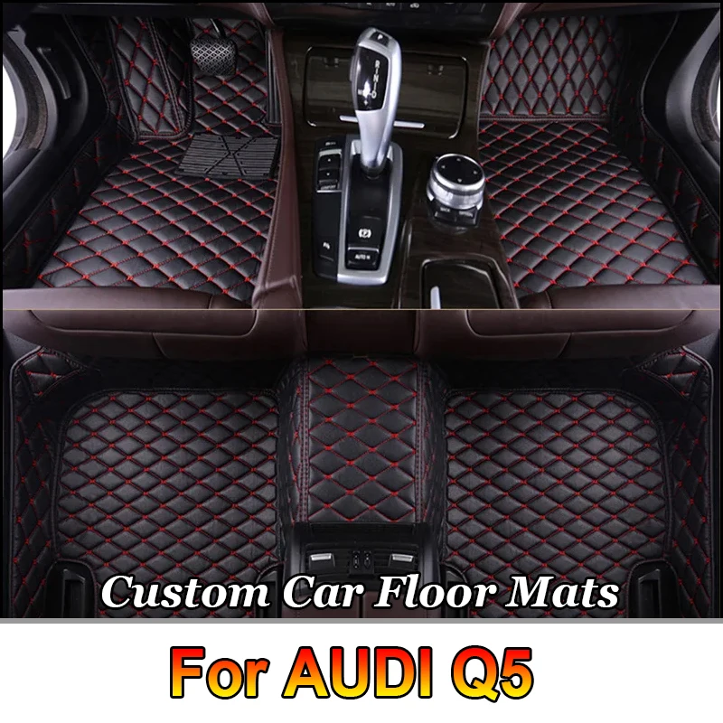 

Car floor mats for AUDI Q5 2009 2010 2011 2012 2013 2014 2015 2016 2017 Custom auto foot Pads automobile carpet cover