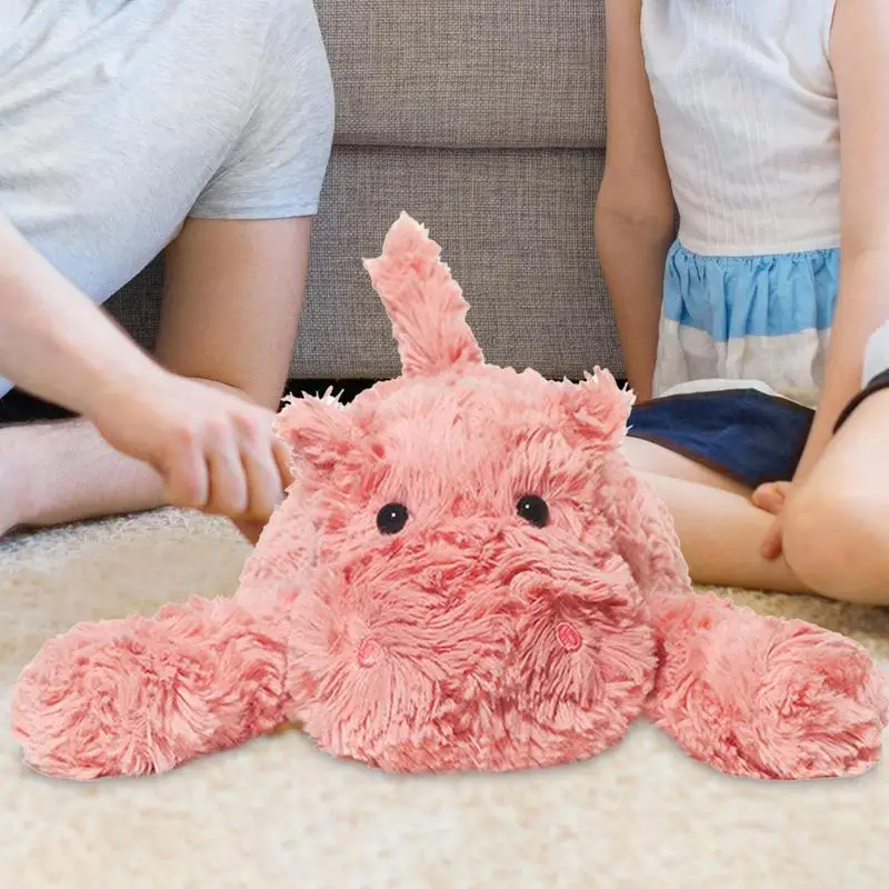 Hippo Plush ของเล่นตุ๊กตาน่ารักของเล่นตุ๊กตาน่ารักตุ๊กตาสัตว์ Sleeping Companion หมอนนุ่มน่ารักตุ๊กตาสําหรับเด็กผู้หญิงรถบ้านเตียง