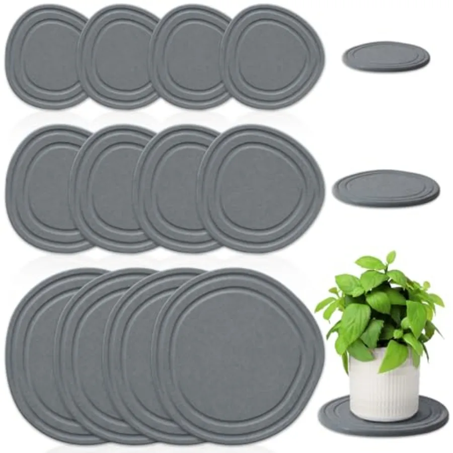 

Поддоны для комнатных растений, набор из 4 штук, 8 дюймов, быстросохнущие, из диатомита, для сбора воды с горшков, из диатомовой земли
