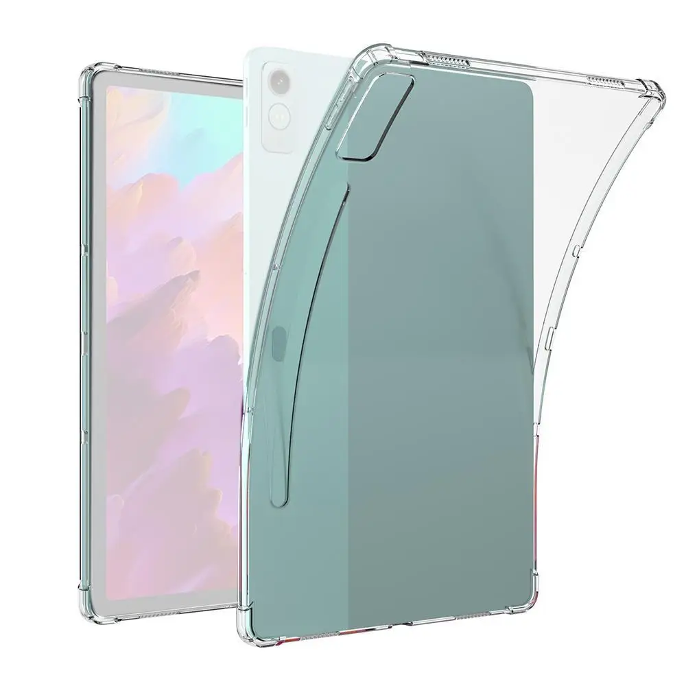 For Xiaoxin Pad Pro 12.7 Inch Soft TPU Case Clear Cover For Xiaoxin Tab P12 2023 Transparent Silicon Tablet Cover