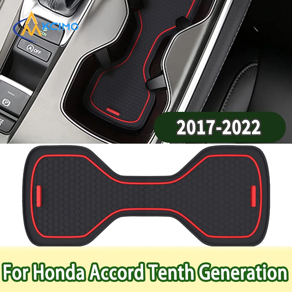 Fit Cup Holder Insert Coasters Pads Anti Slip for Honda Accord 10th Generation 2017-2022 Durable Auto Interior Anti-Dust Parts