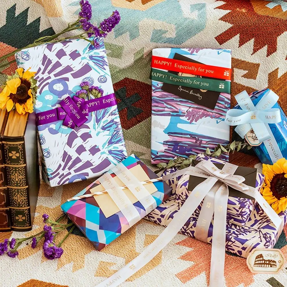 Листы оберточной бумаги, набор оберточной бумаги на день рождения, свадьбу, детский душ, свадьба, выпускной, все случаи жизни