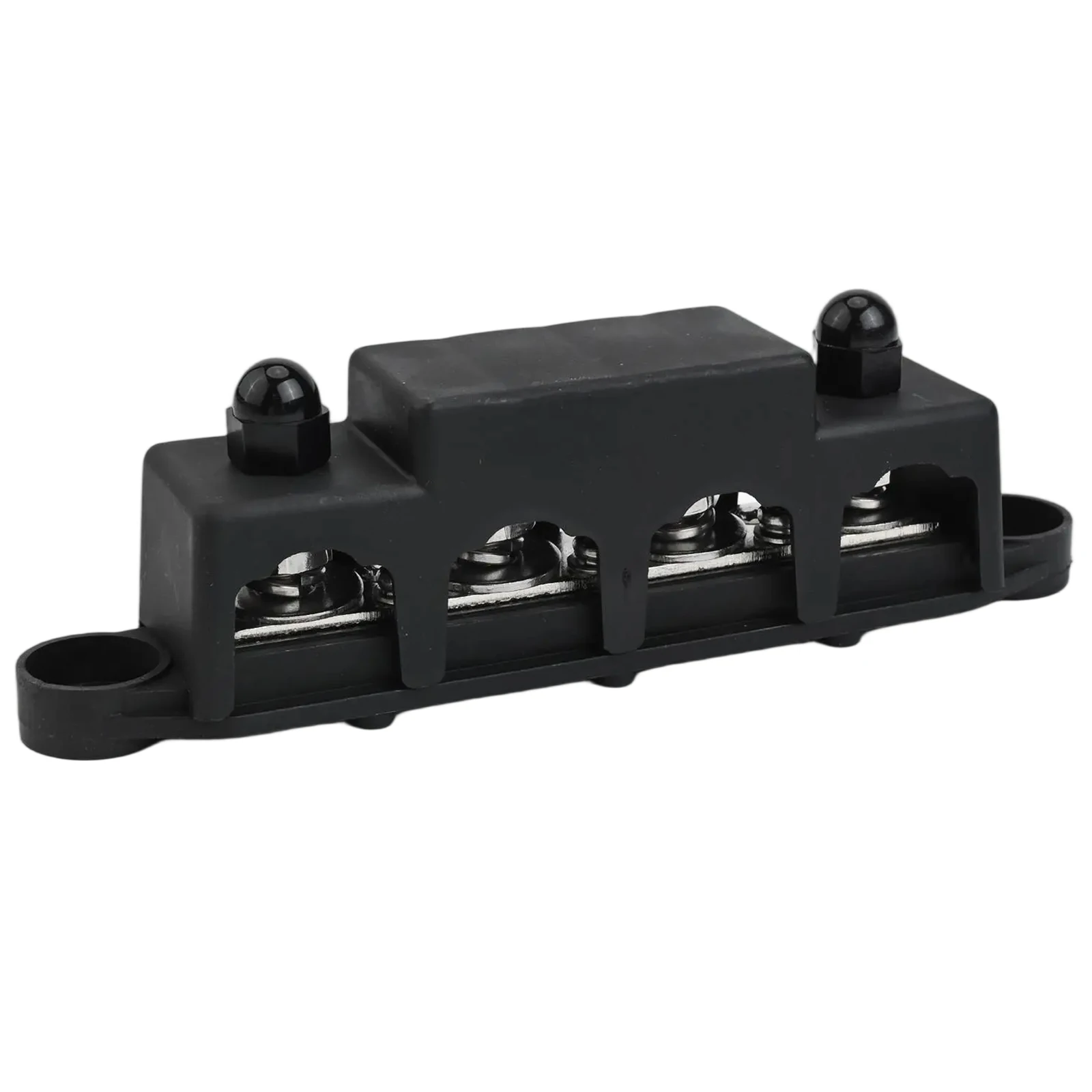 168*54mm DC Busbar Busbar Distribution Block For Power Systems Nickel-plated Brass 20A Auxiliary Terminals 62.5A Rated Terminals