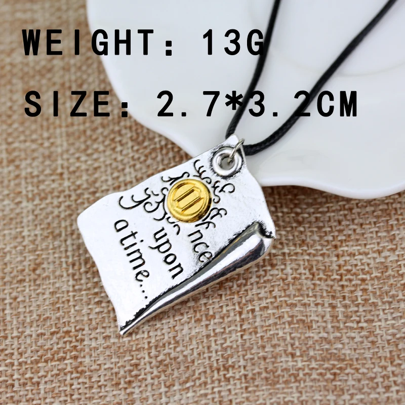 حكاية خرافية الدراما ذات مرة سنو وايت والأمير الساحرة قلادة إيما سوان تميمة المعلقات قلادة العمر العتيقة #3