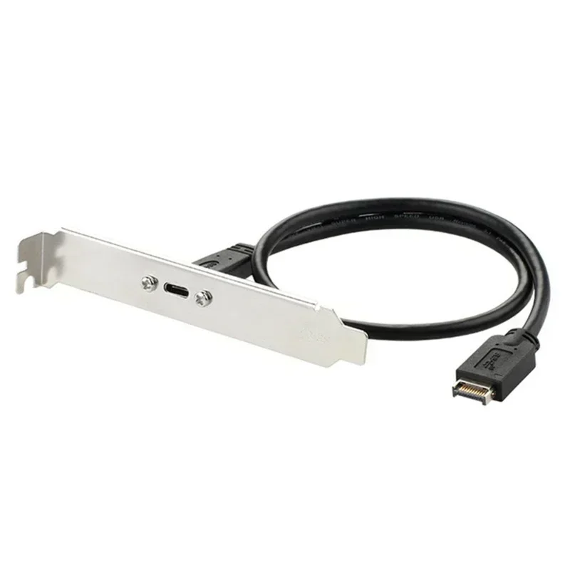 Front Panel USB 3.1 Type E Male To Type C Female 10Gbps Data Cable Motherboard Expansion Adapter Line for Desktop Computers