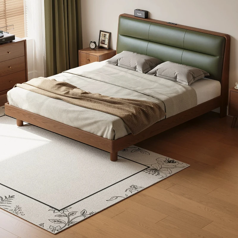 Bedroom Modern Bed Double Queen Headboards Single Girls Luxury Sleeping Bed European Simple Letto Matrimoniale Trendy Furniture