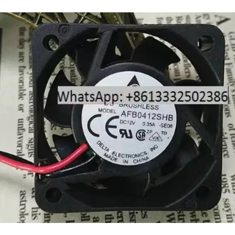 

Electronics AFB0412SHB F811 DC 12V 0.35A 40x40x15mm Server Cooling Fan