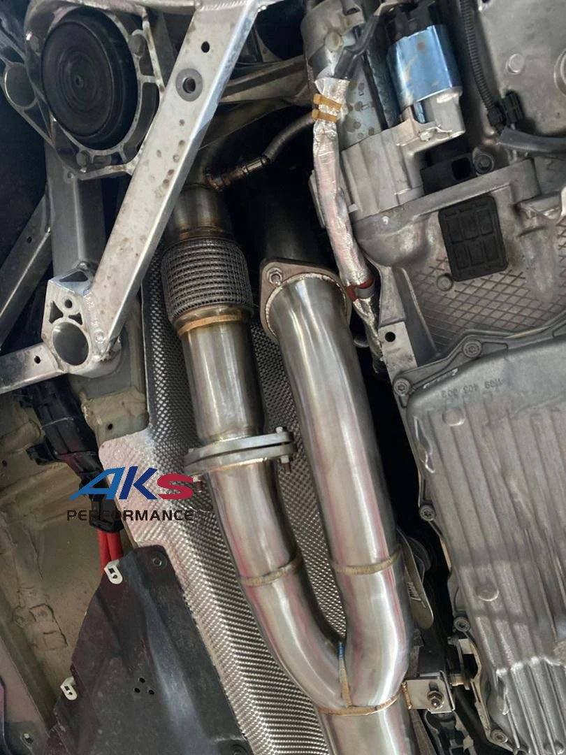 Single Midpipe with Brace for  G80 G82 G83 M3 M4 S58 Single Midpipe