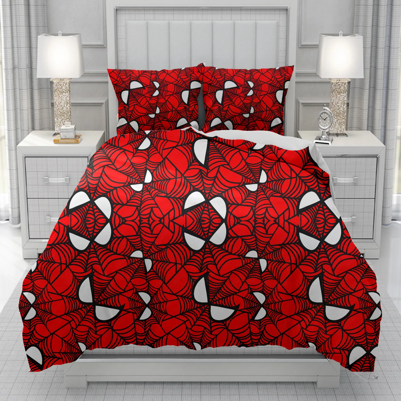 Spiderman Duvet Cover men women/Children KID Printing Pokémon cartoon Bedding Set  Comforter Bed Soft Comfortable