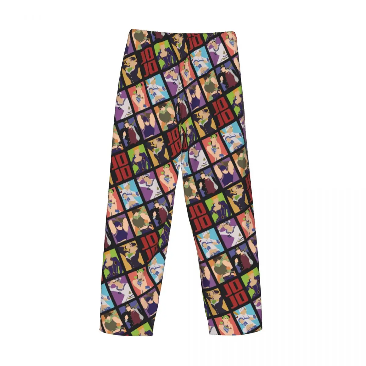Pantaloni da pigiama anime JoJoes stampati personalizzati Pantaloni da notte da uomo con tasche