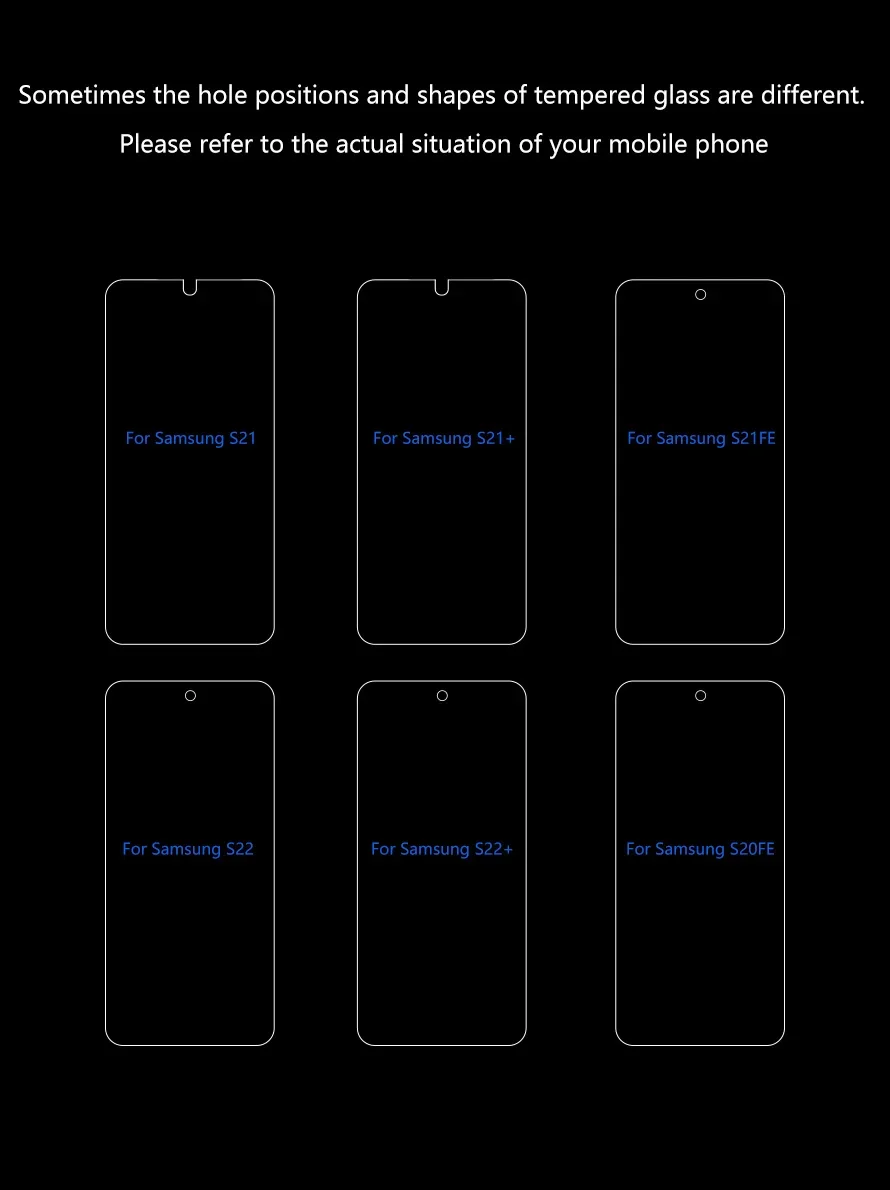 2PCS Tempered Glass For Samsung Galaxy S21 S22 S23 Plus S24 Ultra Screen Protector Fingerprint Unlocking Galaxy S21 S20 FE Glass