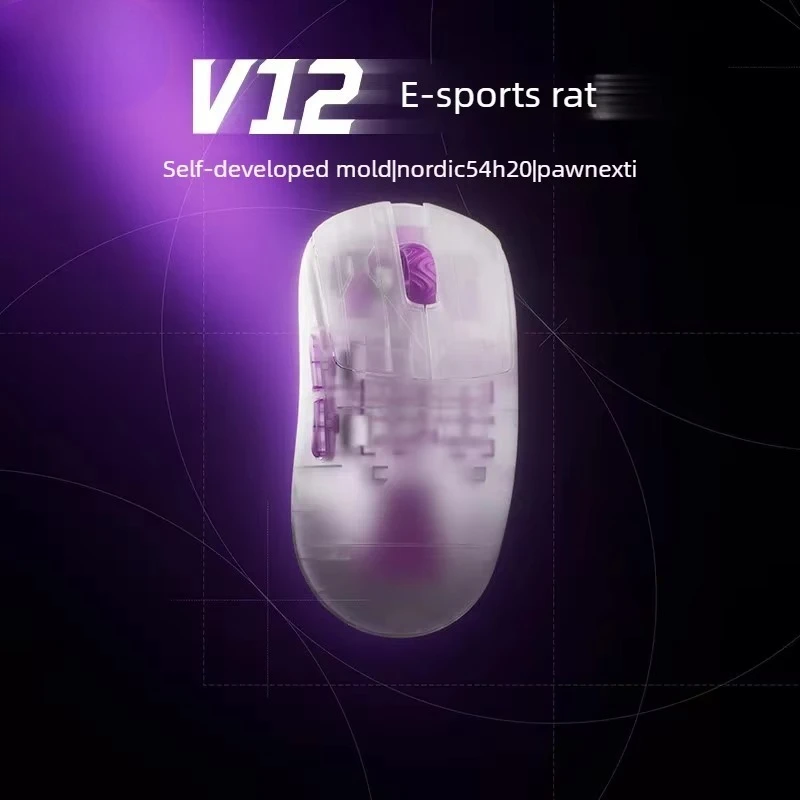 for Scyrox V12L/V12M Gaming Mouse 2.4G Wireless Nordic 54H20 PAW NEXTI High-Performance Lightweight Gaming Mouse for Gamers
