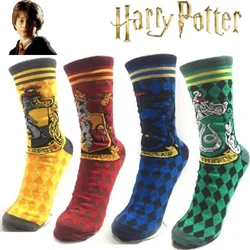 Cartoon Kawaii Harries Socks Potters Pure Personality Anti-odor Cotton Men's and Women's Mid-socks Birthday Gift for Friends