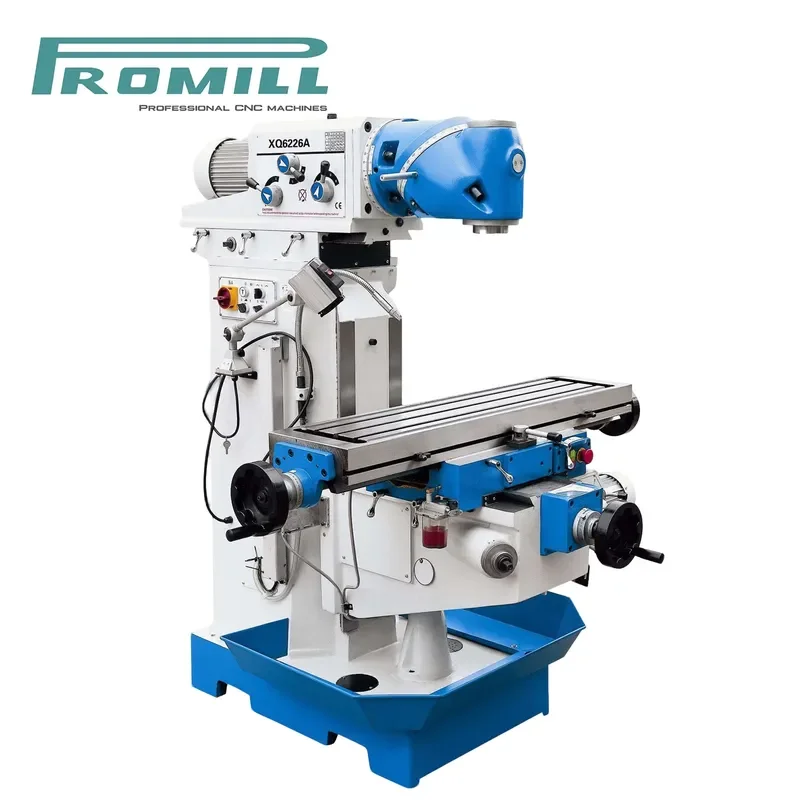 HCY Promill Universal Milling Machine Horizontal Knee Type Automatic High Safety Level Energy Saving Multi-Voltage Metal