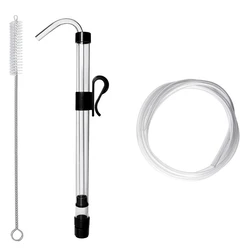 3/8In Auto Siphon With Clamp 6.5' Ft Hose Bottling Siphoning Kit With Food Grade Free Plastic Tubing For Beer