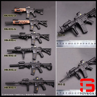 In Stock MINITIMES HK416 Series M4 Series 1/6 Scale Rifle Gun Weapon Model Toys For 12\