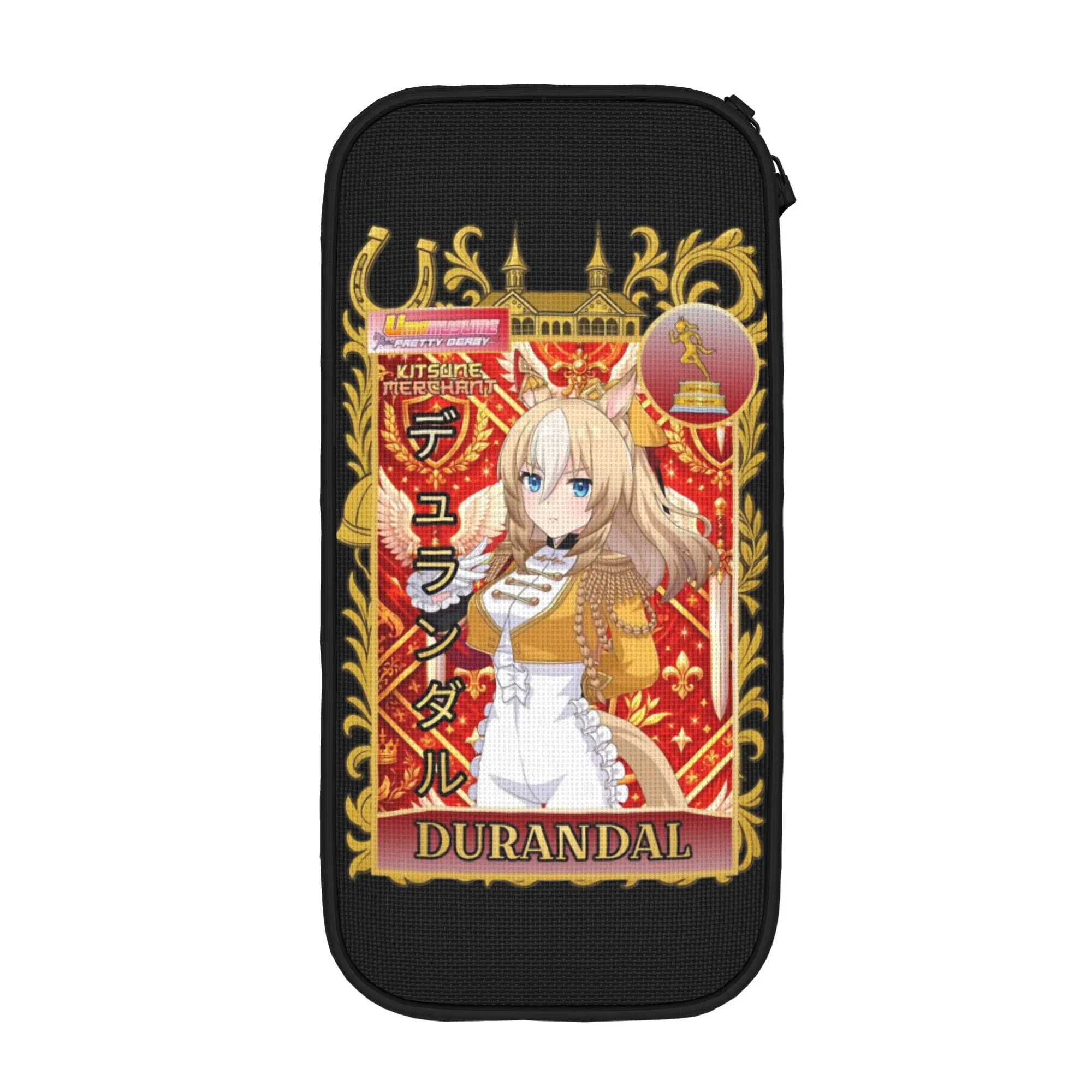 

Новые пеналы Durandal Uma Musume в стиле аниме, пеналы-органайзеры для ручек, детские вместительные сумки, школьные подарки для студентов, канцелярские товары