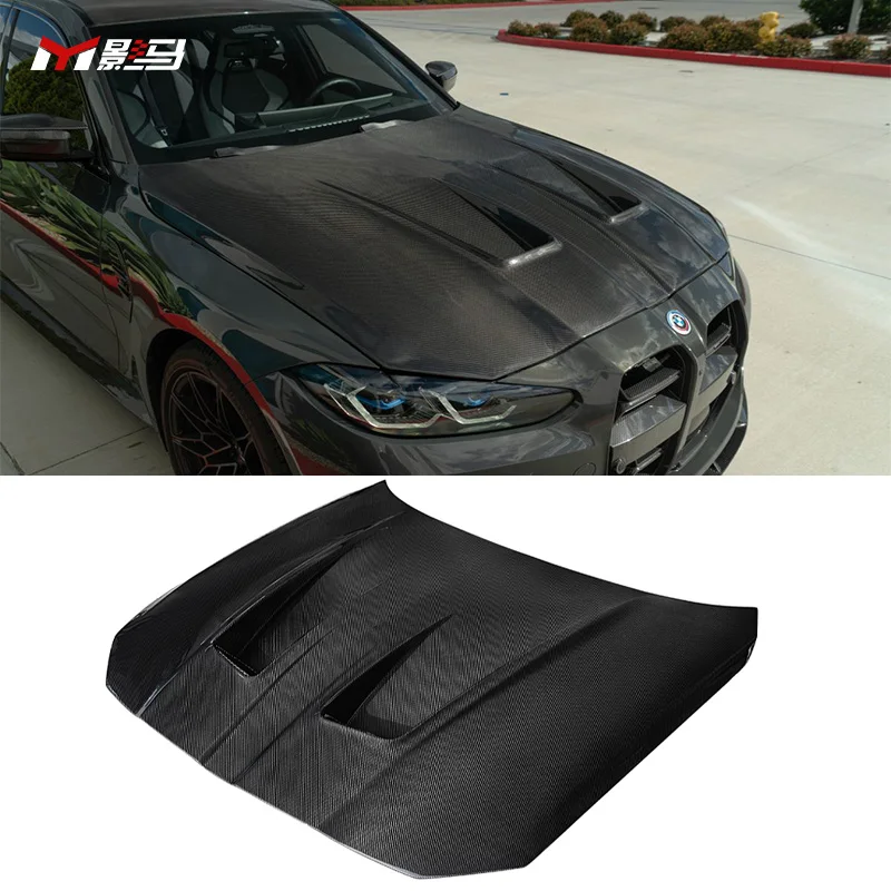 

Для BMW G80 G82 G83 M3 M4 капот двигателя из углеродного волокна 2021-2025 корпус капота типа