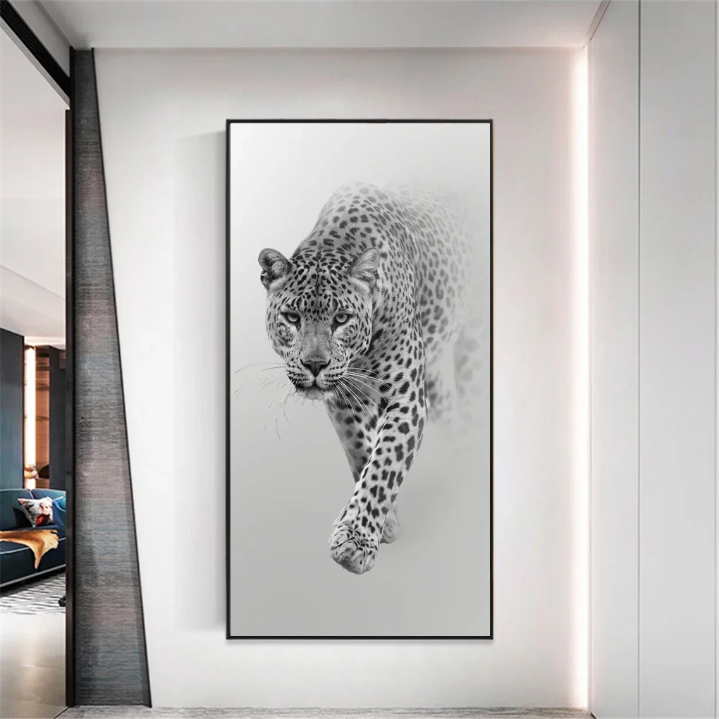 Privacy Window Film Static Cling No Glue Decorative Cheetah  Window Coverings Glass Window Sticker  for Home