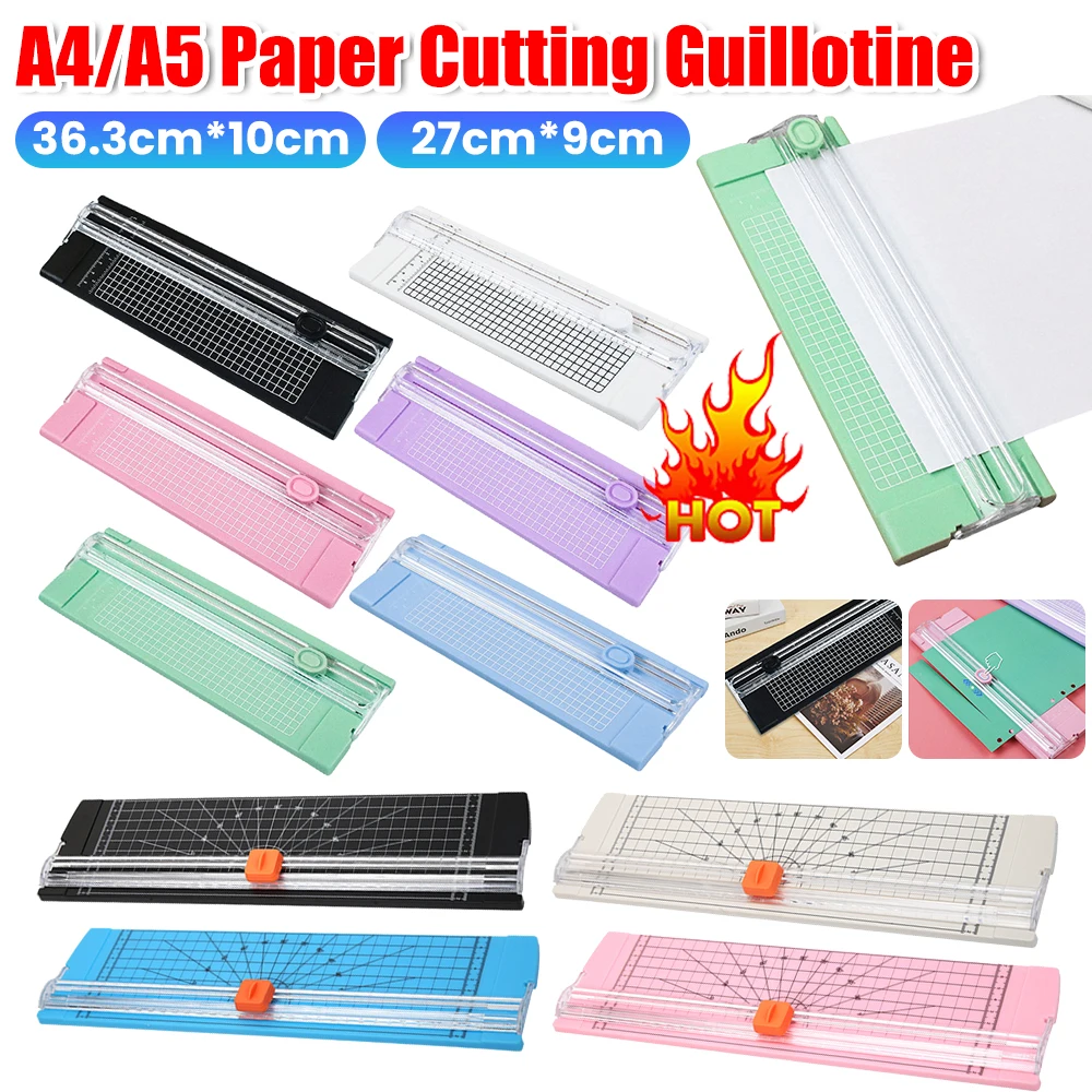 A4/A5 Precision Paper Photo Trimmers Cutters Guillotine With Pull-out Ruler For Photo Labels Paper Cutting Tool Durable Hot Sale