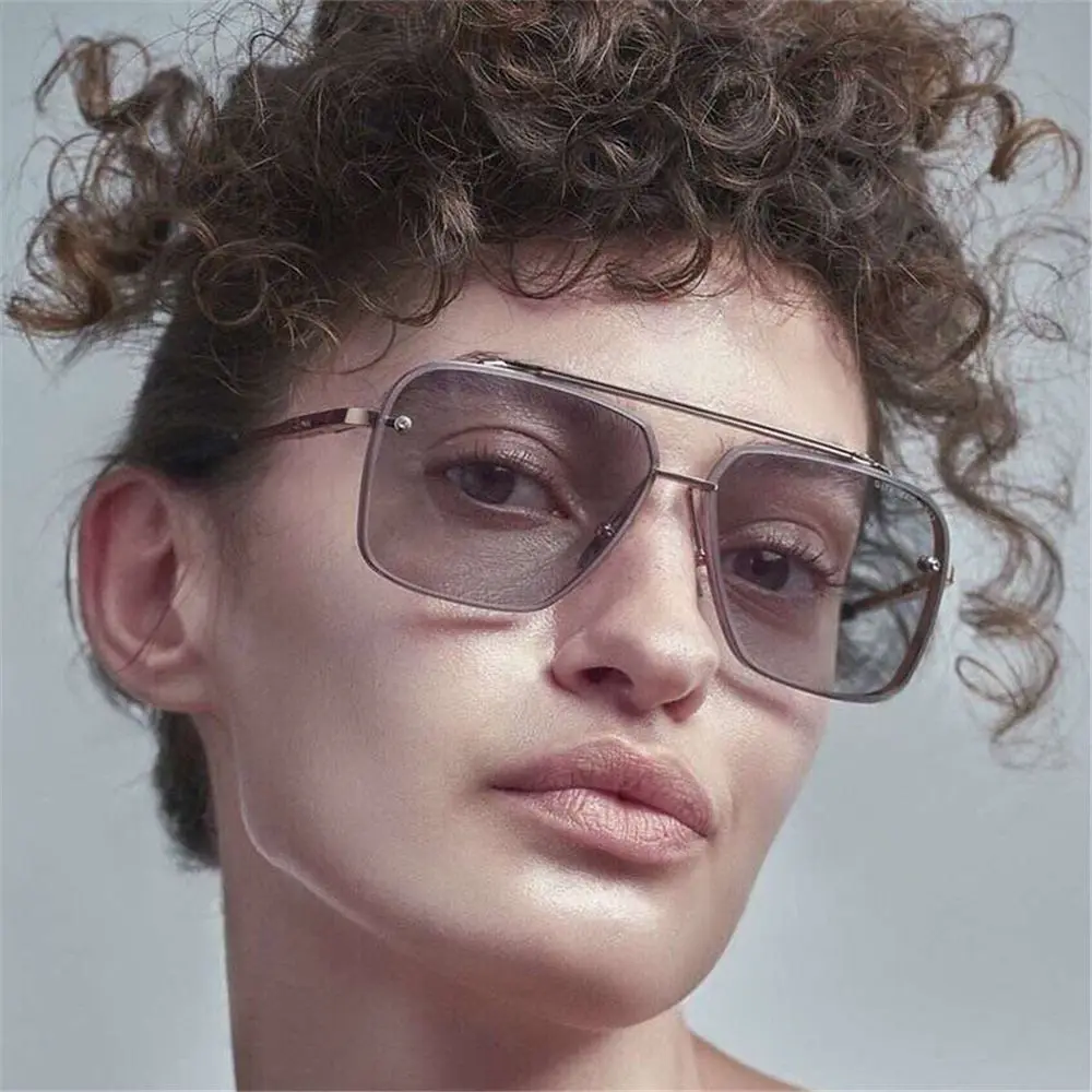 Metal Frame Sunglasses For Men Women Fashion Cool Goggles Sun Glasses Punk Driving Glasses UV400 Shades Eyewear Hot Sale