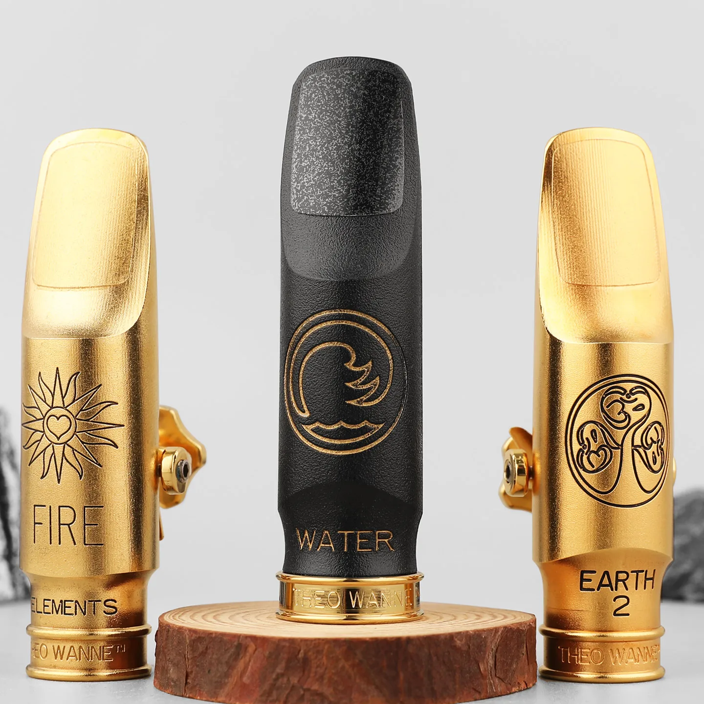 THEO WANNE FIRE EARTH WATER Eb Alto Saxophone المعبرة المعادن أبواق #1