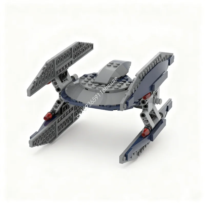 161pcs MOC Star Battle CIS Vulture Droid Versie 2.0 Modelbouw Speelgoed Blokken Kerstcadeaus Architectuur Idee Steentjes Kinderen