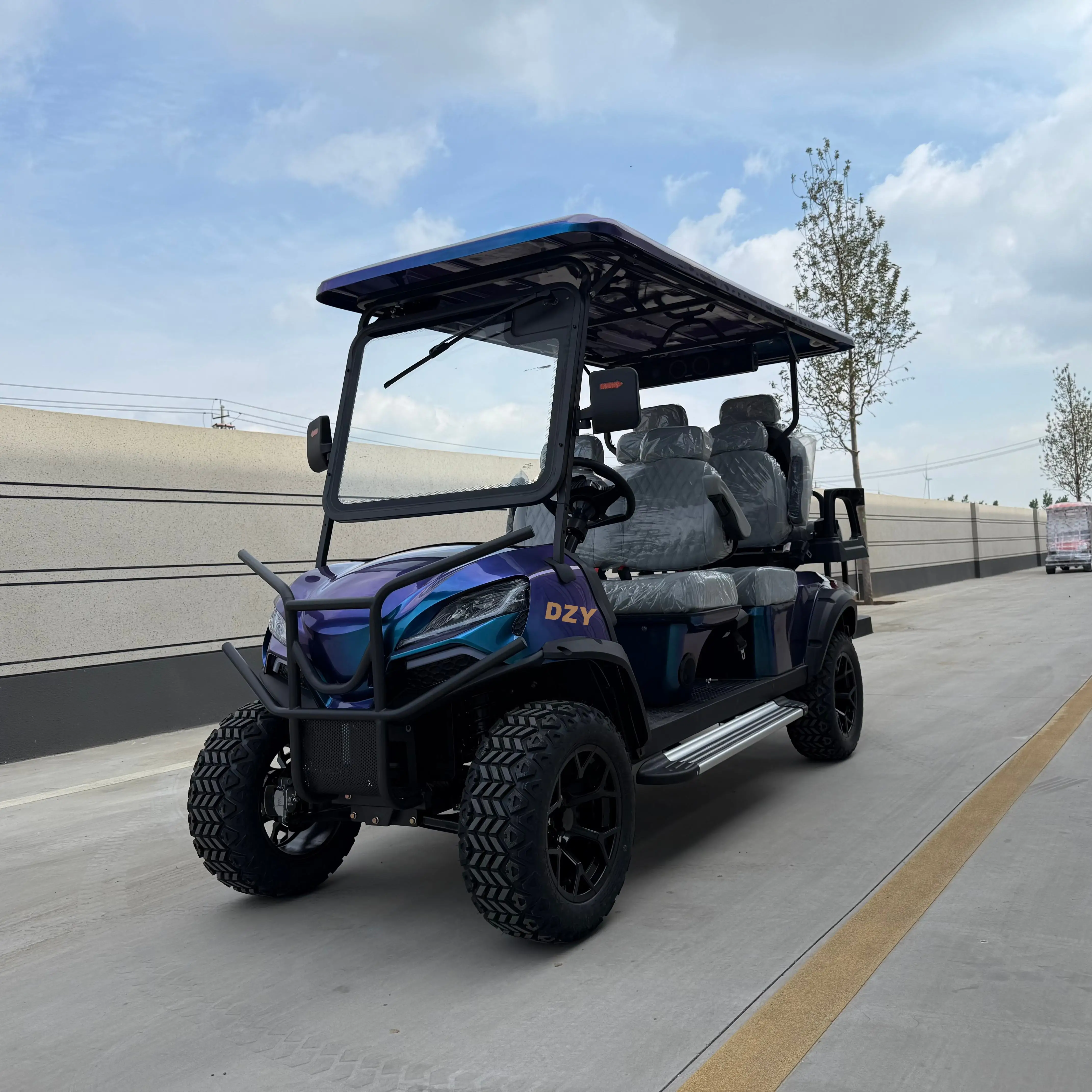 High Performance Electric Golf Buggy Scooter Brand Hunting Car 4 Seater Off-Road Electric Golf Cart Electric sightseeing car for