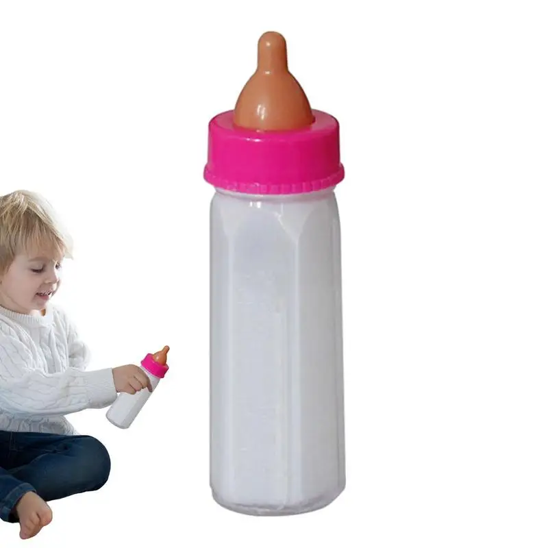 Biberón de alimentación para bebé Reborn, juguete mágico, botella de leche, líquido que desaparece, regalo para niños, accesorios mágicos