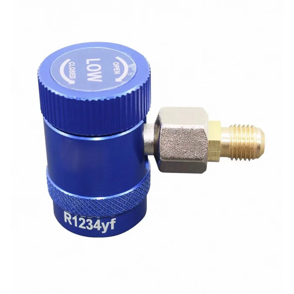R1234yf A/C Refrigerant Quick Connect Coupler for Land Rover Range Rover Evoque Jaguar Bentley AC Charging Tool