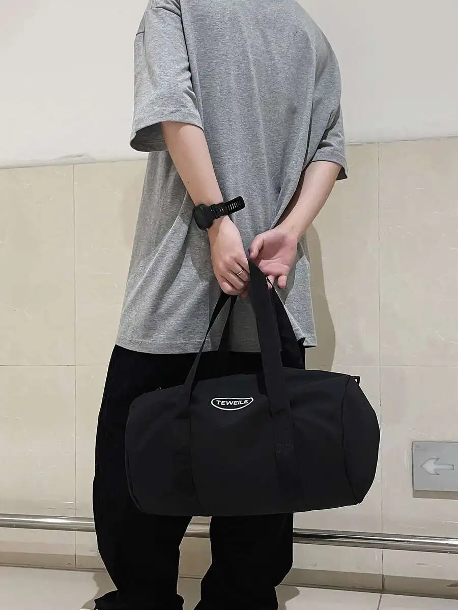 Men Letter Graphic Duffel Bag Travel Bag Handbag Handbags Hand Bag Gym Bag Weekend Bag For Business Vacation Holiday Back To Sch