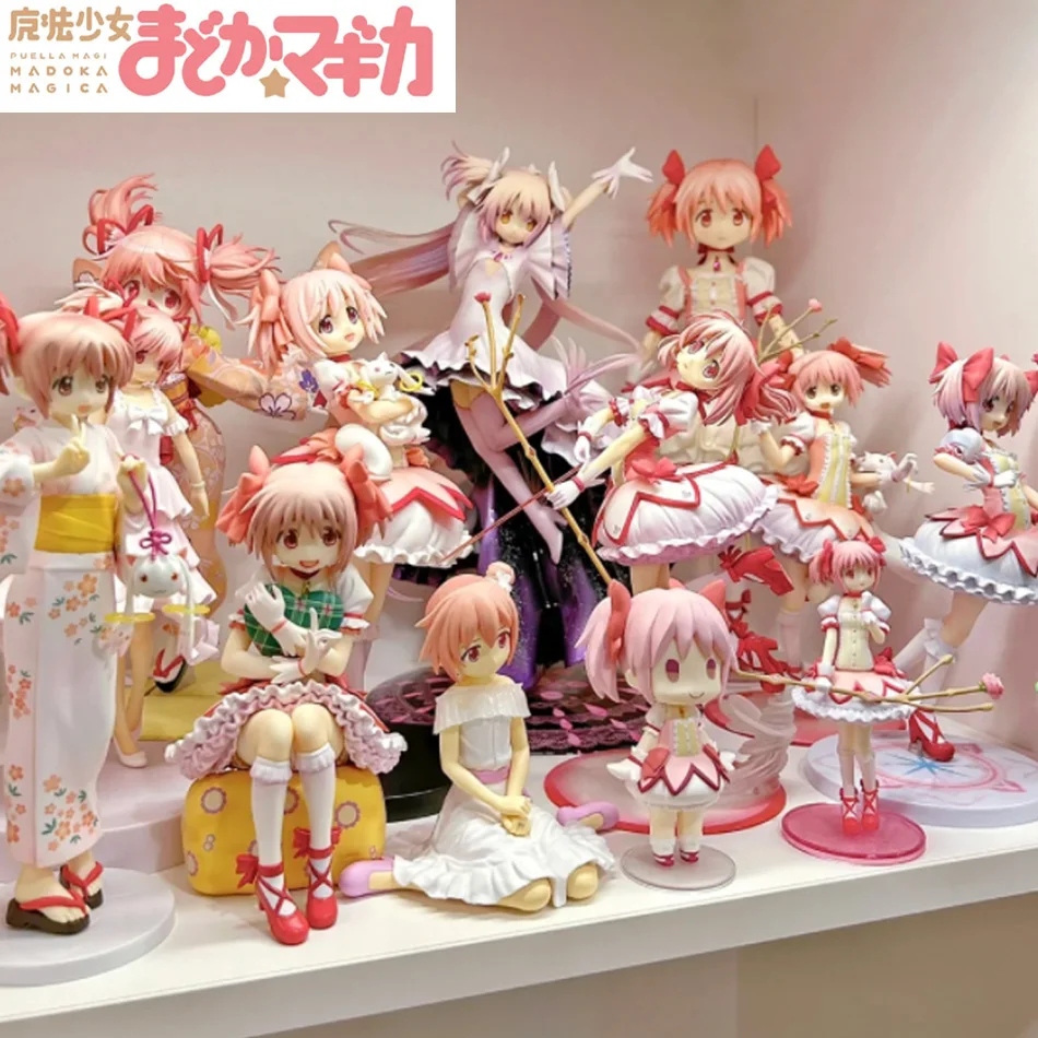 Figura de Anime Puella Magi Madoka Magica, Kaname Madoka, Akemi Homura, Momoe Nagisa, Figura de Acción Decorativa, Juguetes Coleccionables, Regalos