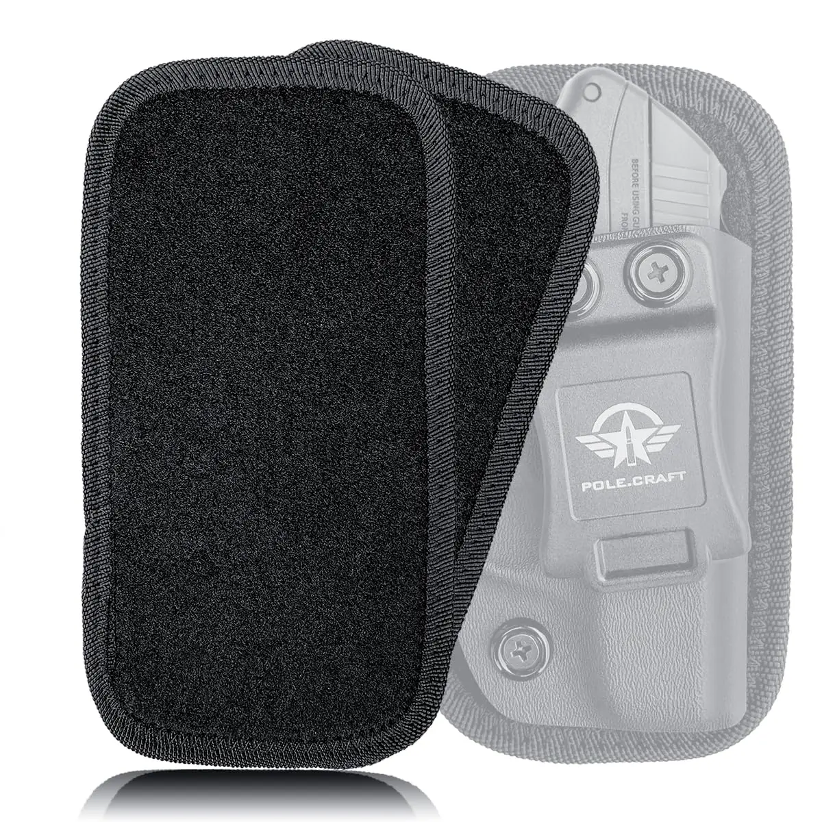 Image of POLE. CRAFT IWB Holster-Polster mit 2 Stück, Universelle Holster-Polsterung, Komfortable & Weiche Verdeckungspolster in 2'' Dicken, Passend
