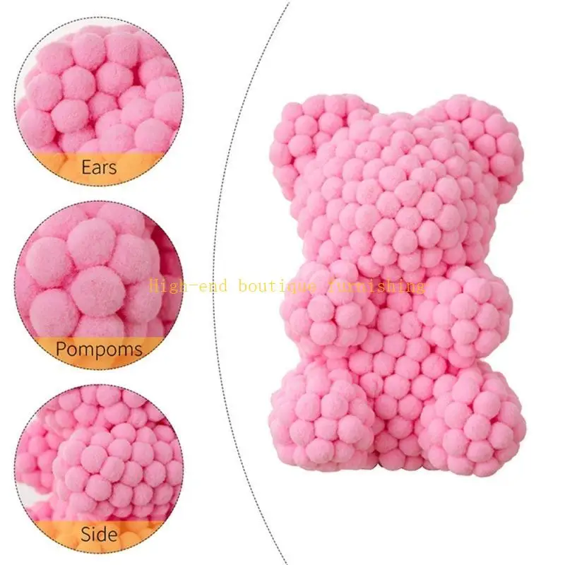L9NB Foam Bear Doll Toy Teddy-Doll Summer Home Decorations 9-inch Height Present