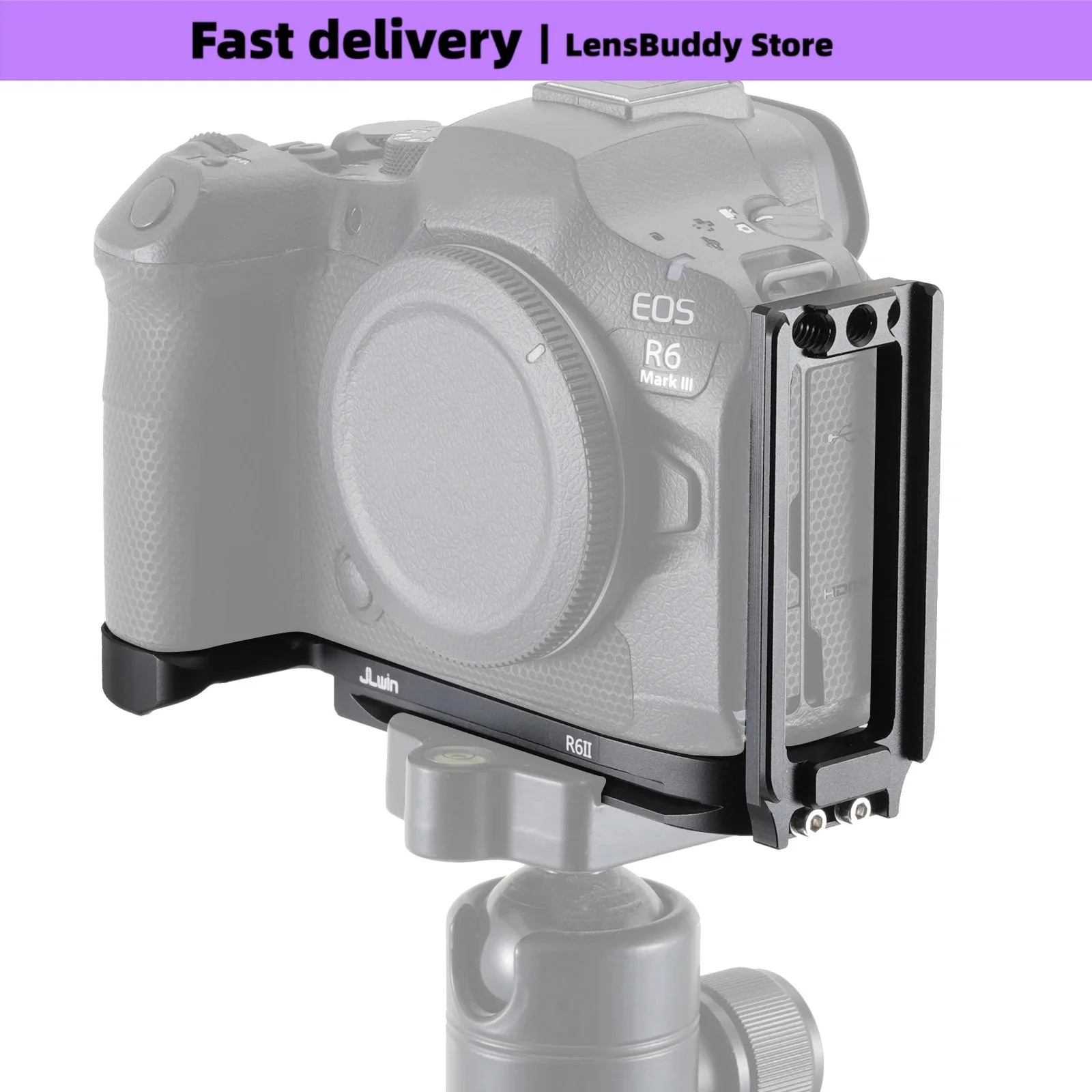 FOTGA Quick Release Plate L Shape Bracket for Canon EOS R6II Camera