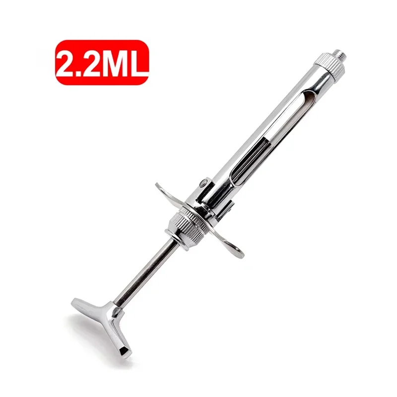 4pcs 2.2ml Pen-Style Dental Syringe Stainless Steel Aspirating Injector Surgical Dentist Tool Set